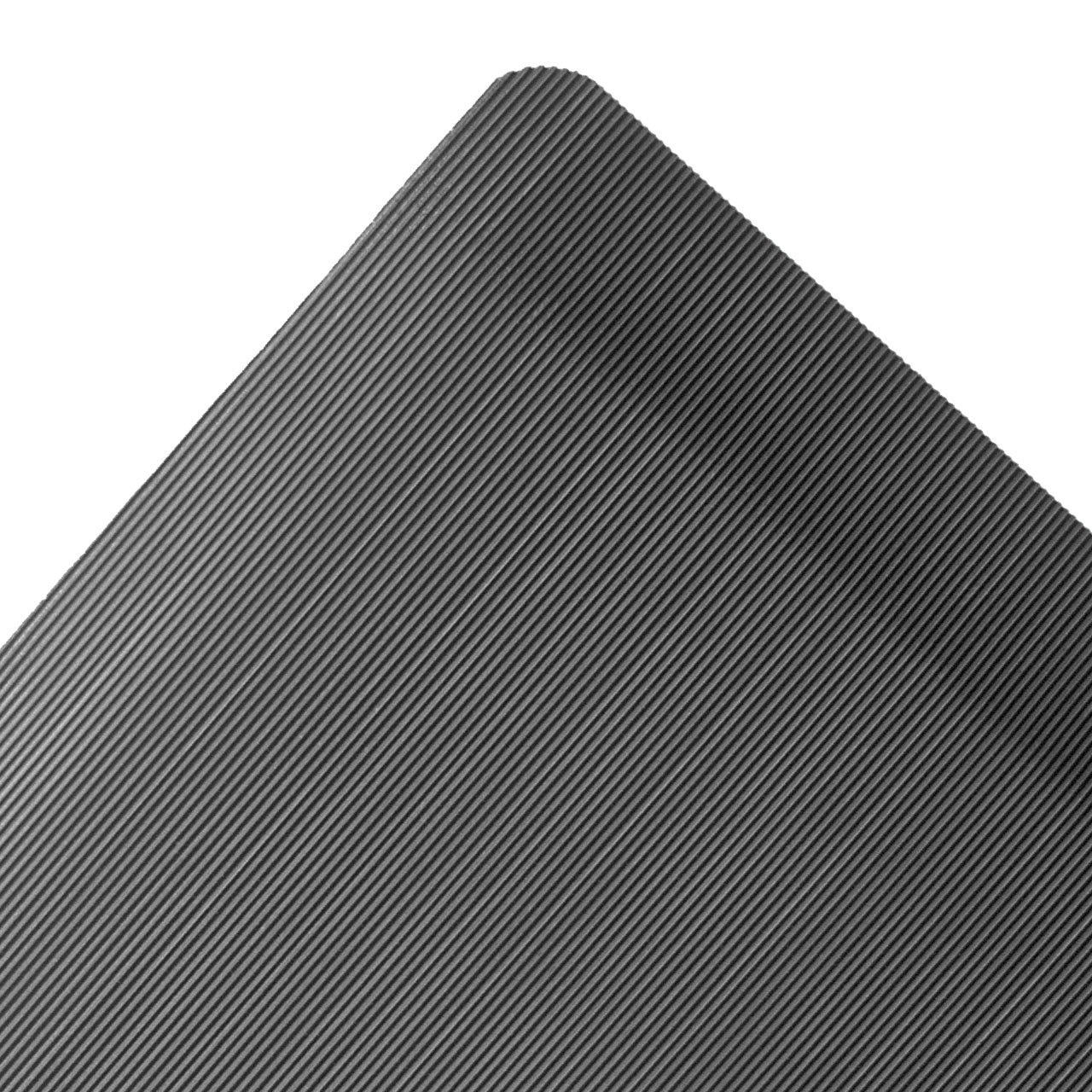 Notrax 974S0035BL 974-Ergo Mat Grande 3フート x 5フート 黒いこと 抗気疲れ引っ敷き 赤いこと立ちふさがる付き添い人