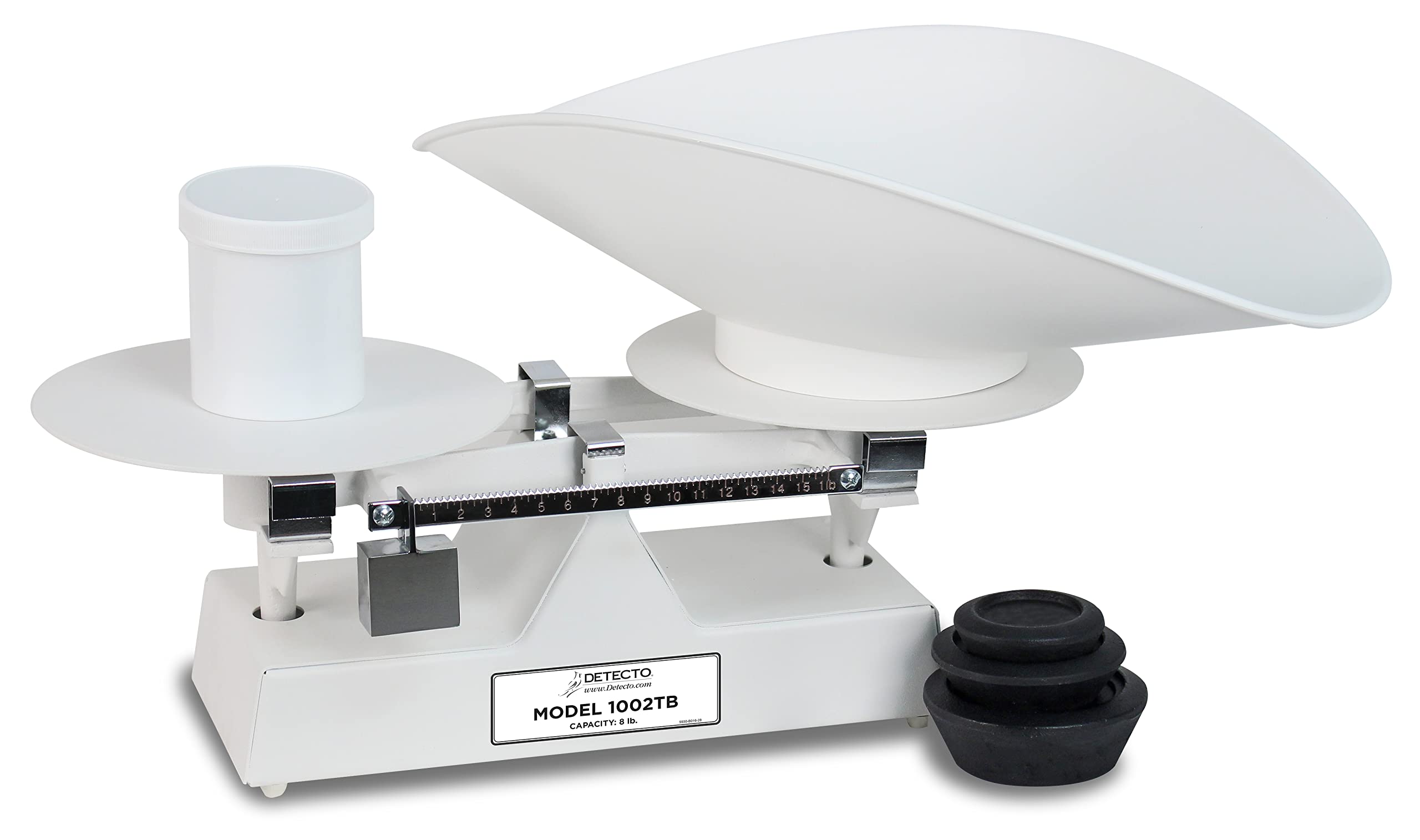 Detecto 1002結核症 Baked Enamel 8 Lb. Baker Dough Scale with Scoop by Detecto