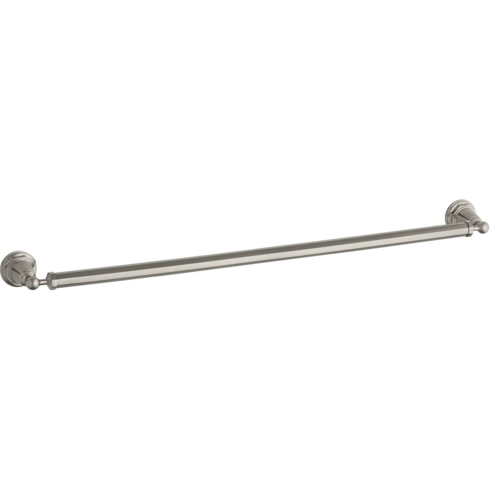 Kohler K-13110-BN Pinstripe 76.2糎 Towel Bar - Brushed Nickel
