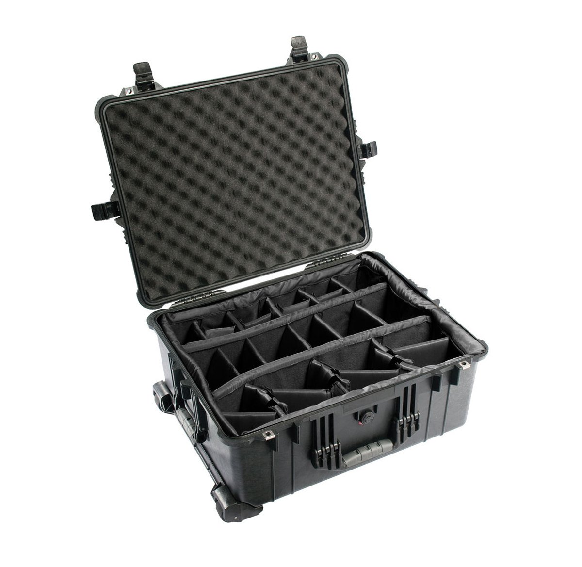 Pelican 1614 Black Case with Padded Dividers by Pelican