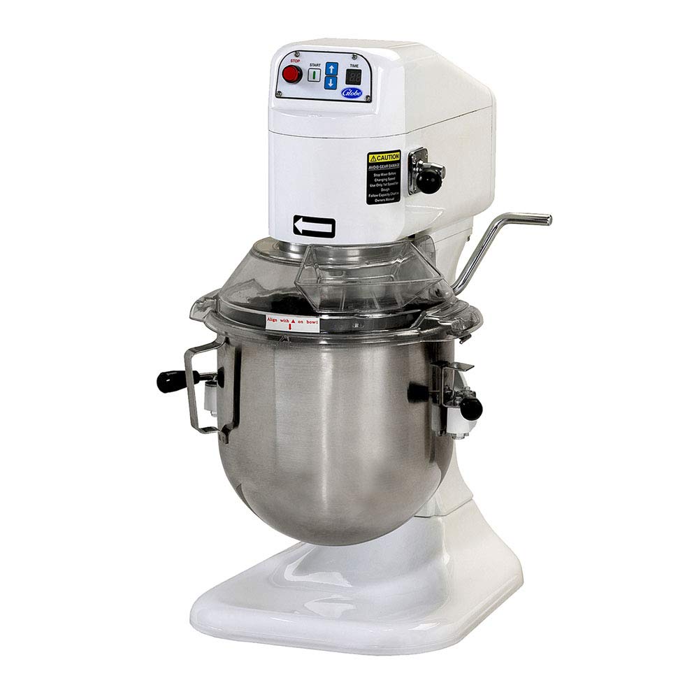 Globe SP08 8-Quart Countertop Planetary Mixer Stainless Steel NSF