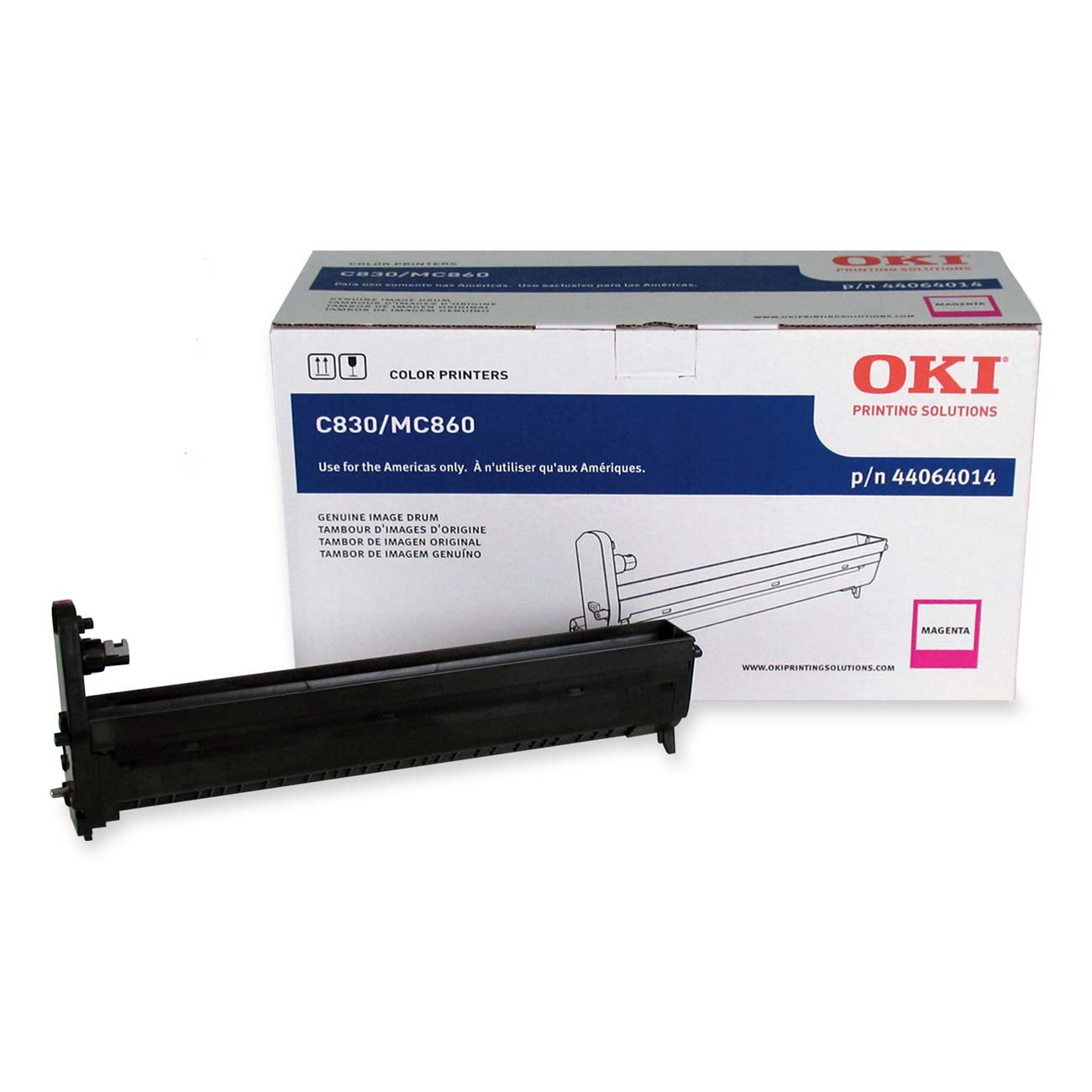 Okidata 44064014 Image Drum for C830 Series Printers  20000 Page Yield  Magenta by OKI