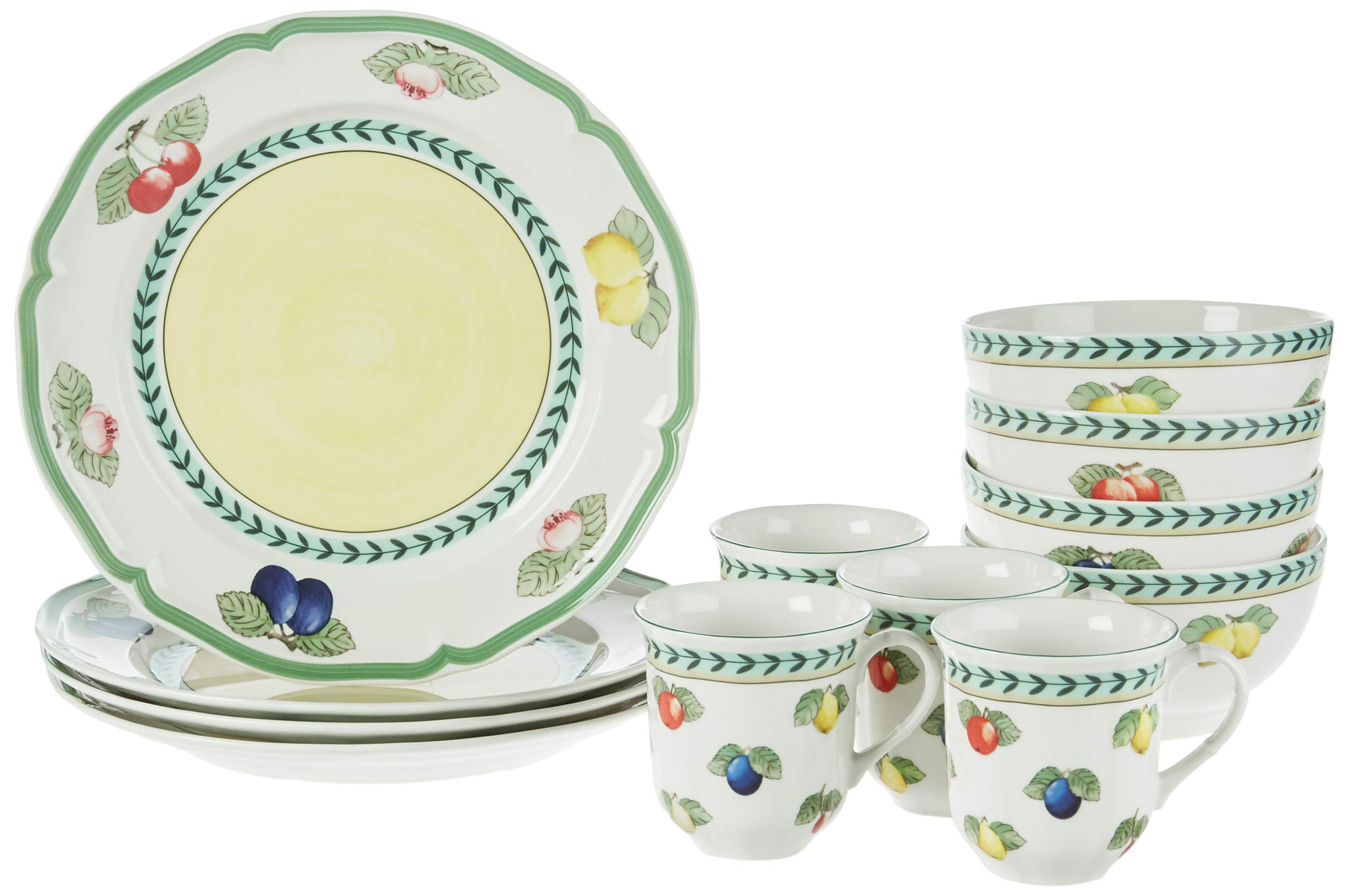 Villeroy \u0026 Boch French Garden 12-Piece Set  Service for 4 by Villeroy \u0026 Boch