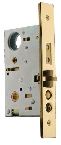 Baldwin 6021.003.L 左利きハンドルセットとノブ 玄関 ほぞ穴ロック 2-3/4インチバックセットと緊急エグレス 永久光沢真鍮｜global研究所 88,970円