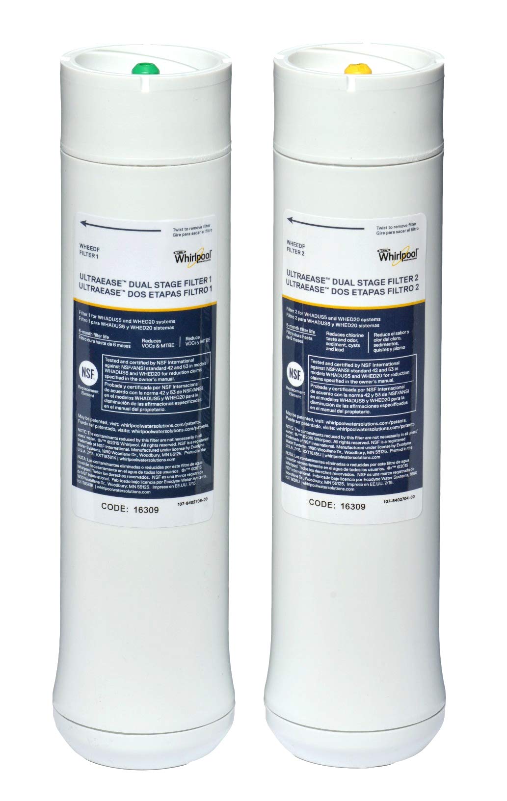 Whirlpool WHIRLPOOL-WHEEDF UltraEase Replacement Filter Pack