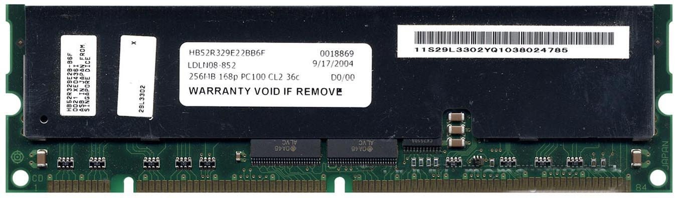 256 MB ECC RSDRAM DIMM 100 M