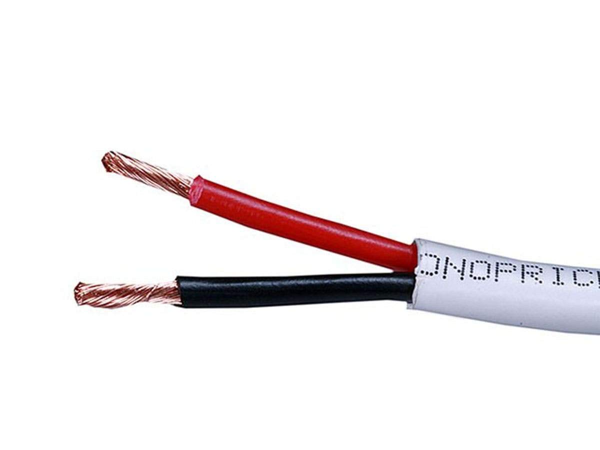 Monoprice Monoprice Speaker Wire CL2 Rated 2-Conductor 14AWG 250ft White 28,367円