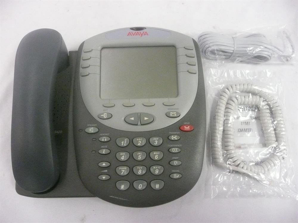 AVAYA IPO 5420 DCP Telset うす暗い薄墨色 RHS