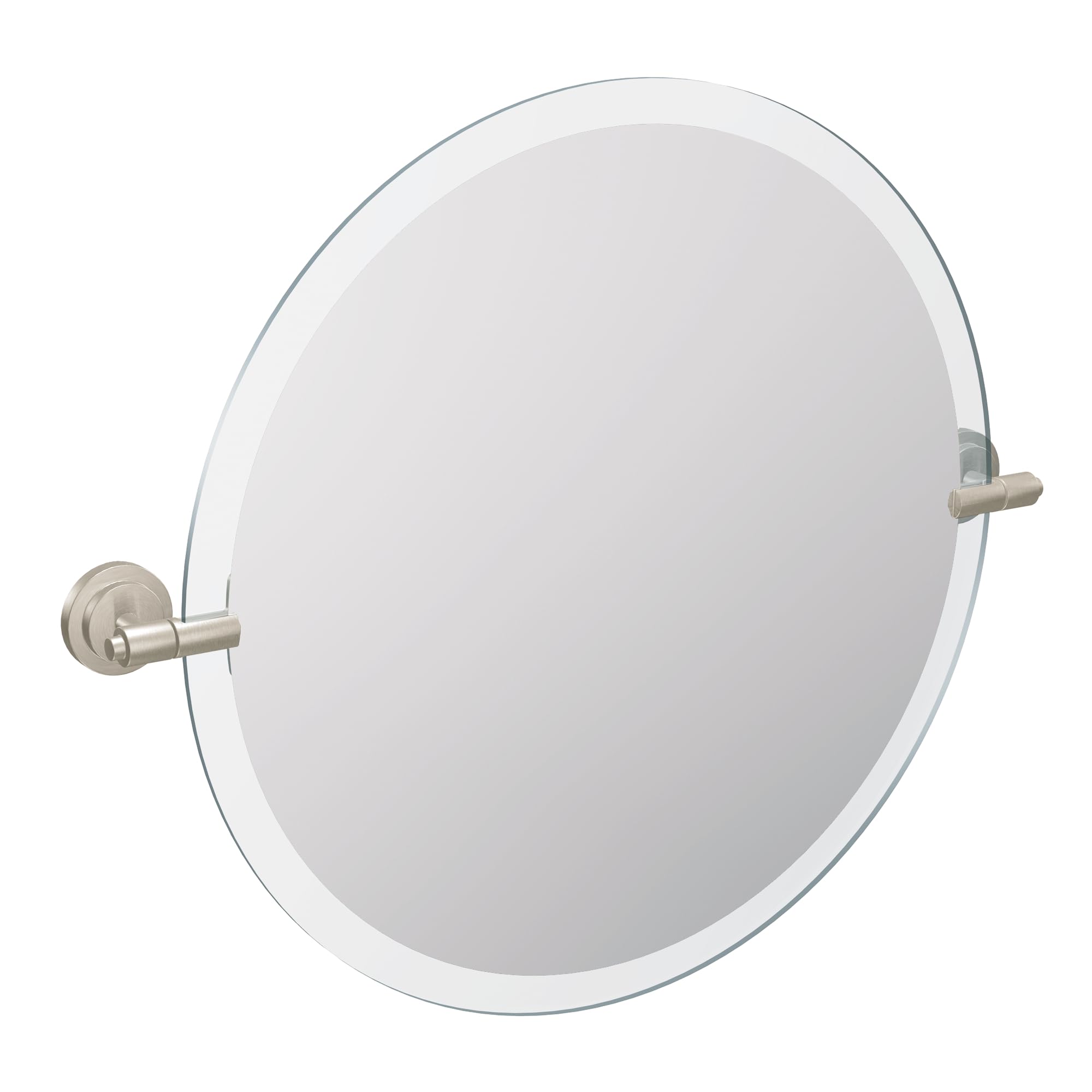 Moen DN0792BN Iso 22in x 22in フレームレスピボットバスルーム傾斜角度銀鏡 無光沢Ｎｉ