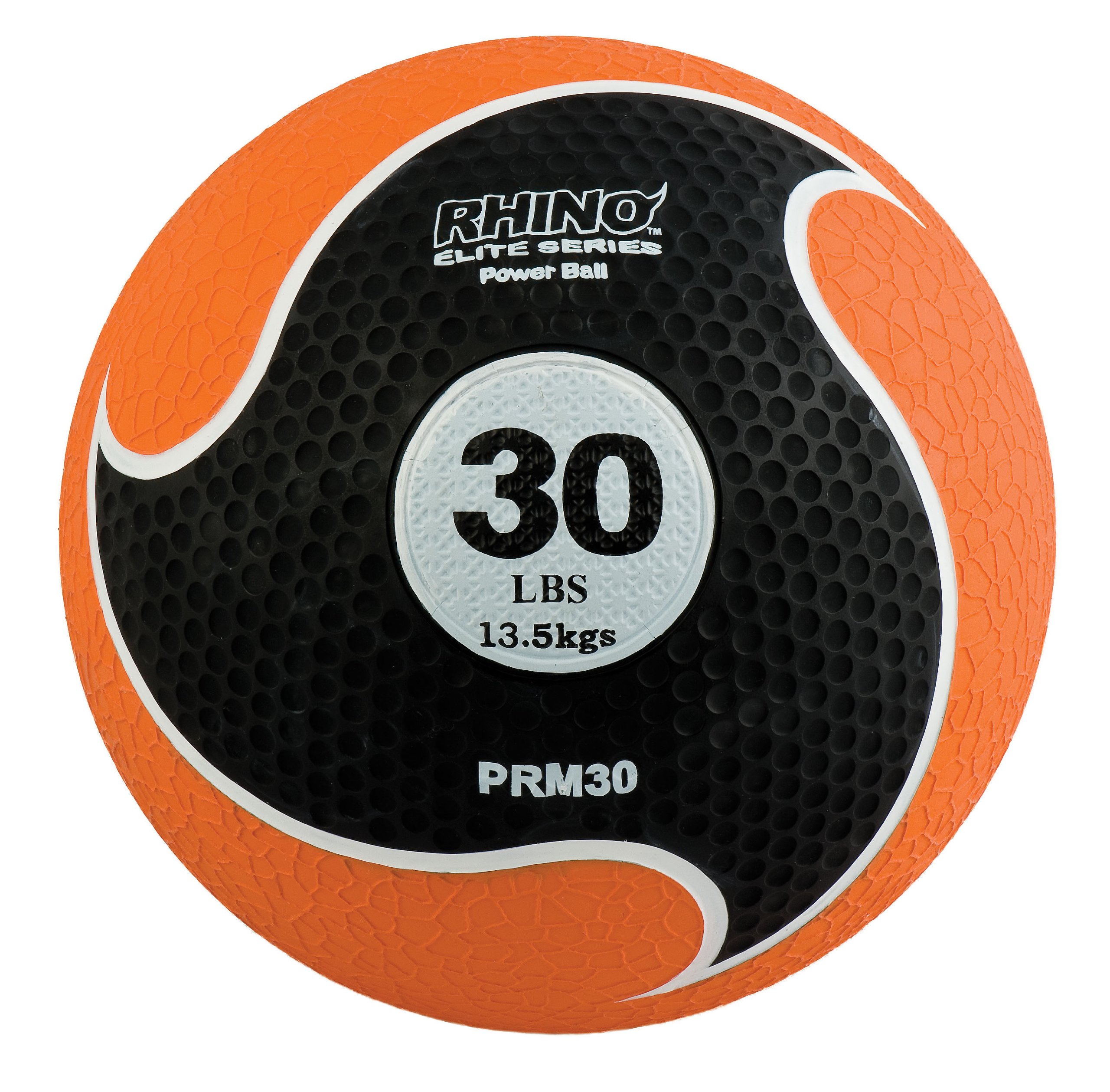 Champion Sports Rhino Elite Medicine Ball (30 重量ポンド)、オレンジ色