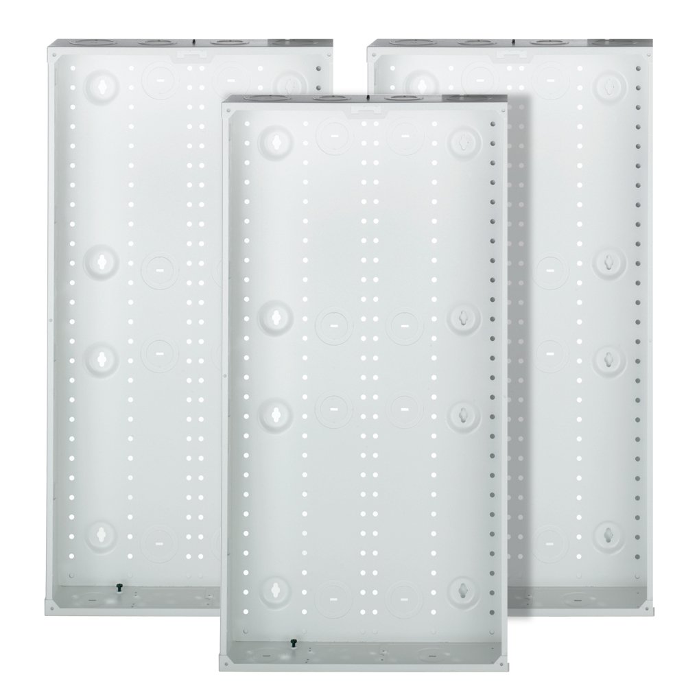 Leviton 47605 ? 28 g SMC 28-inchつづき物、社会システム化メディアエンクロージャのみ、3 - Pack、白いこと