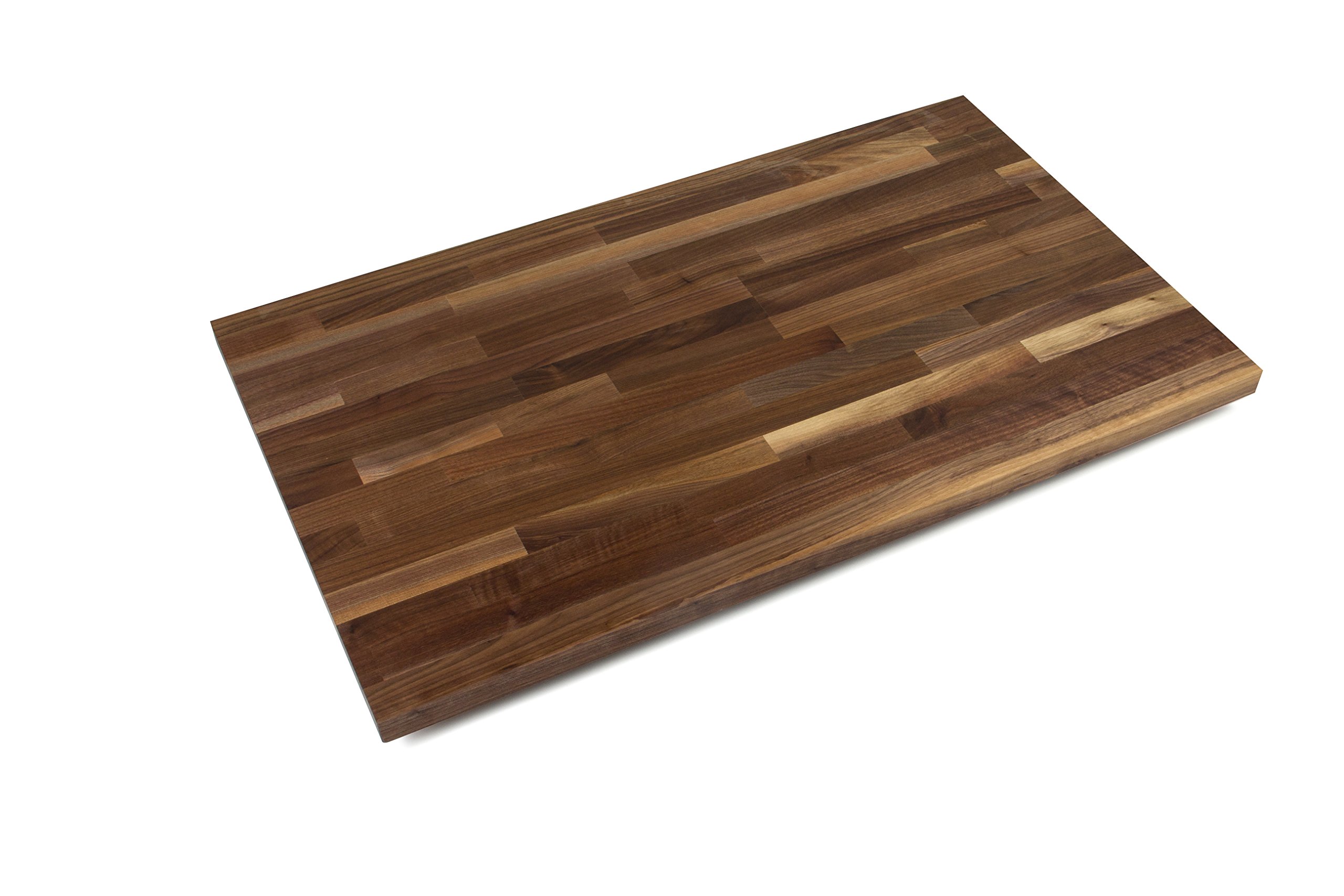 John Boos WALKCT-BL3627-O Blended Walnut Island Top with Oil Finish  1.5 Thickness  36 x 27