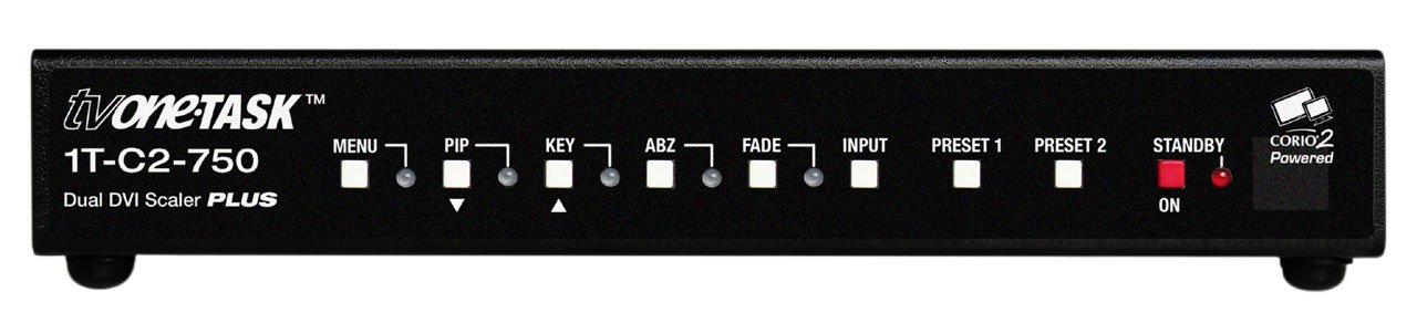 TV One 1T-C2-750 デュアルPIP DVI-I スケーラー 2048x2048 パソコン解像力 10倍変数望遠レンズ/10%締め付ける CORIO2発動機