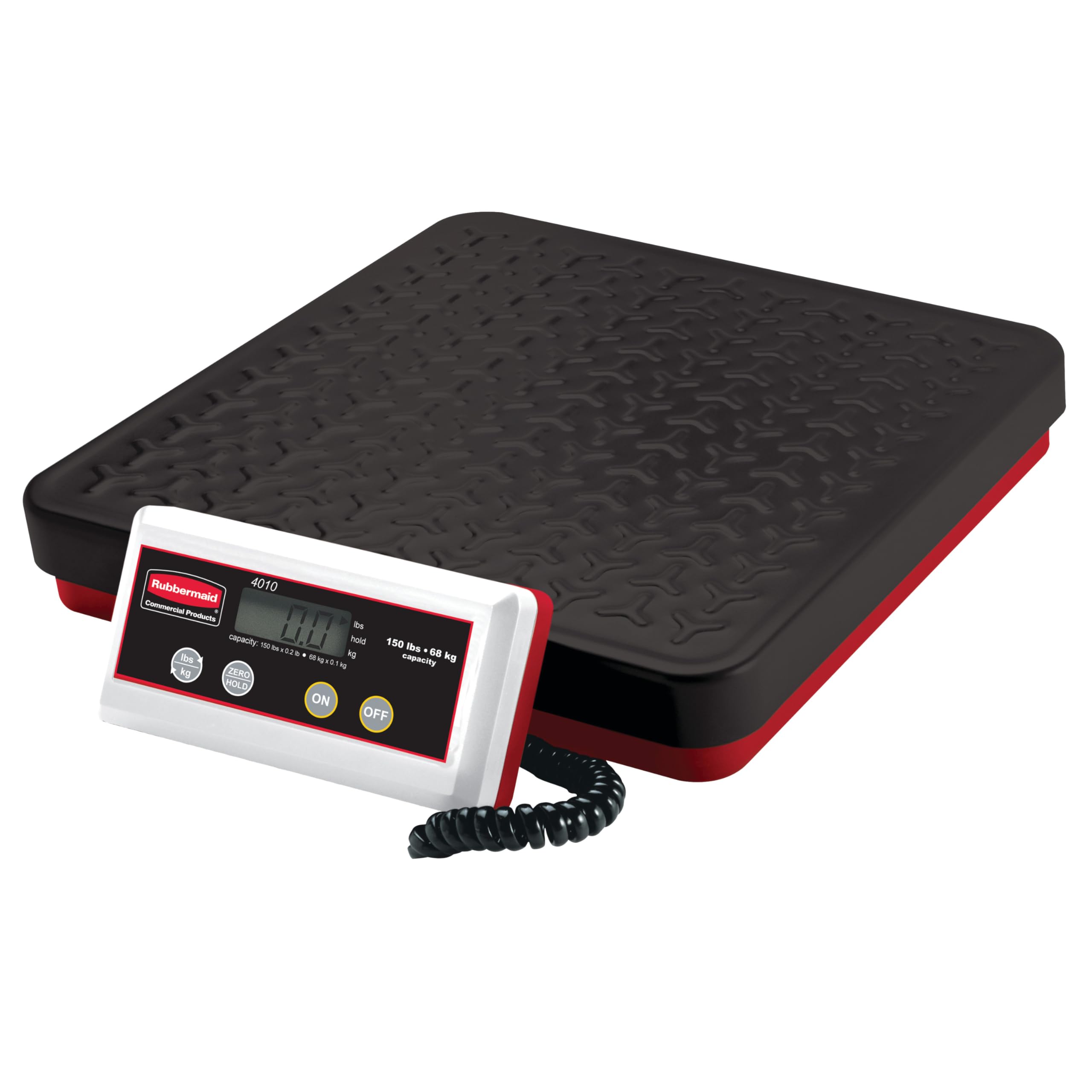 Rubbermaid Commercial Products FG401088 デジタルボンネット客あしらい傍受規模 150重量ポンド 黒いこと