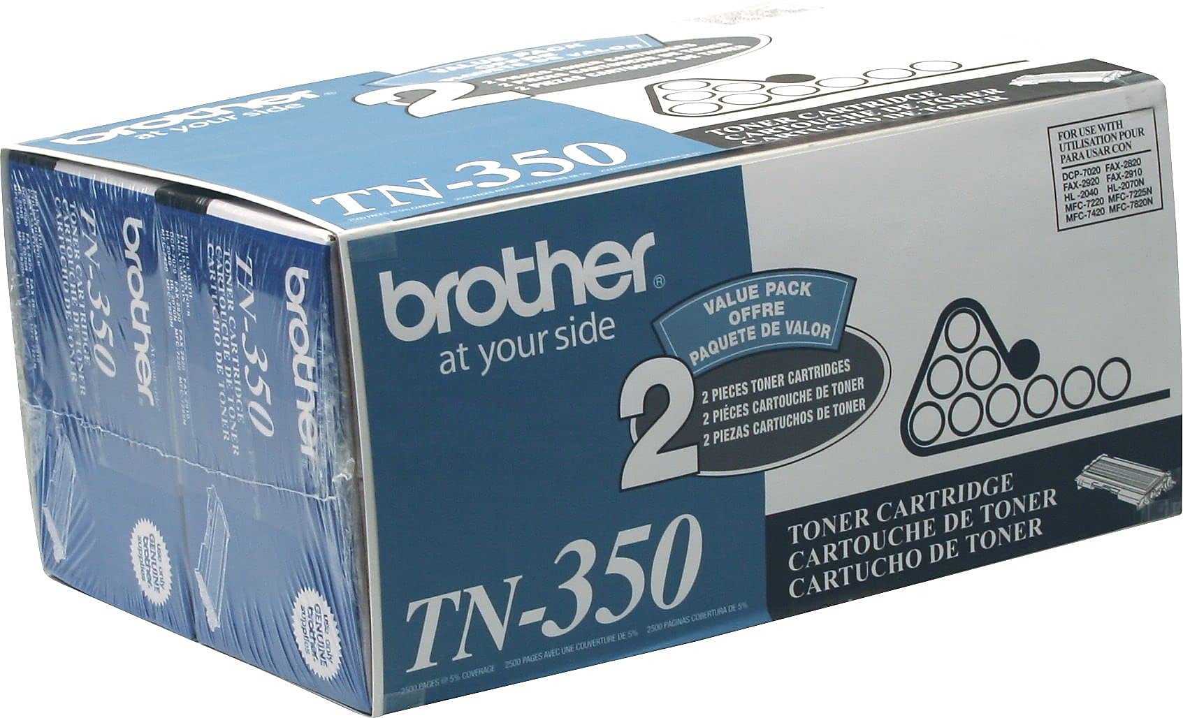 Brother TN350 Standard Yield Toner Cartridges by Brother
