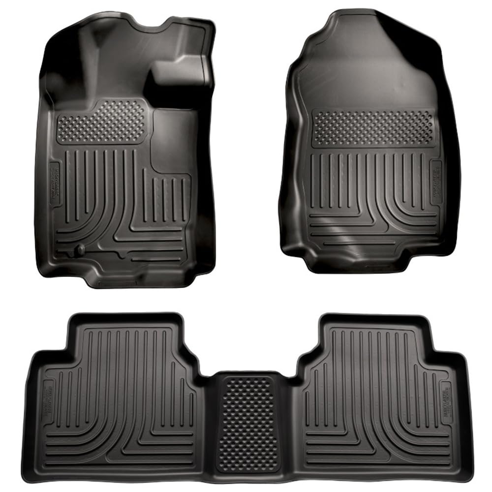 Husky Liners Weatherbeater 続きもの 向こう正面\u0026二つ目居敷き用立ち会い場ラインドライヴ 黒いこと 98361 2010-2012 Ford Fusion FWD/Lincoln MKZ FWD 2006 Lincoln Zephyr FWD 2010-2011 Mercury Milan FWD 3枚