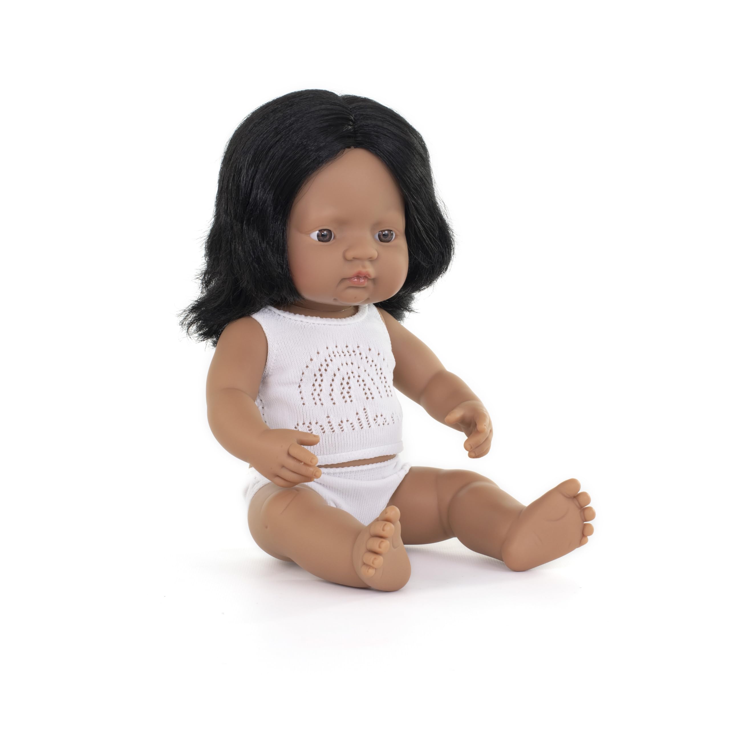 Miniland教育31158ベビードールlatinamerican girl- 40 CM- 15 0.75 in.Case