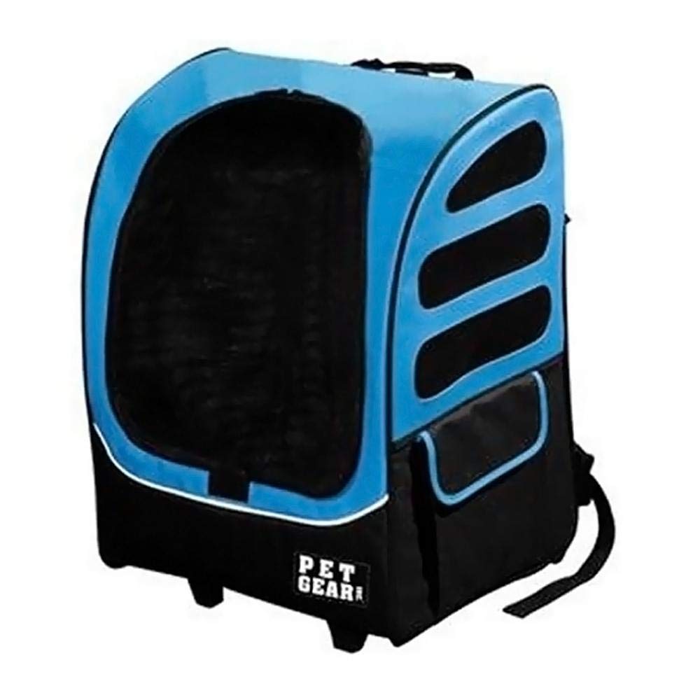 Pet Gear I-Go2 Plus Traveler Rolling Backpack Carrier for cats and dogs Ocean Blue by Pet Gear画像