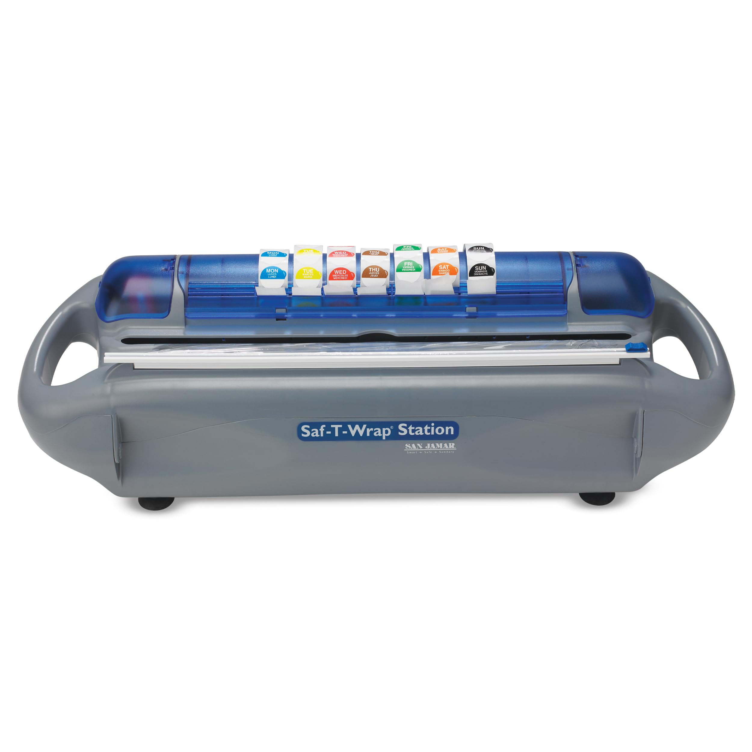 San Jamar SW1218 Saf-T-Wrap Station グレー 幅12-18インチ x 直径5 1/10インチのロール用