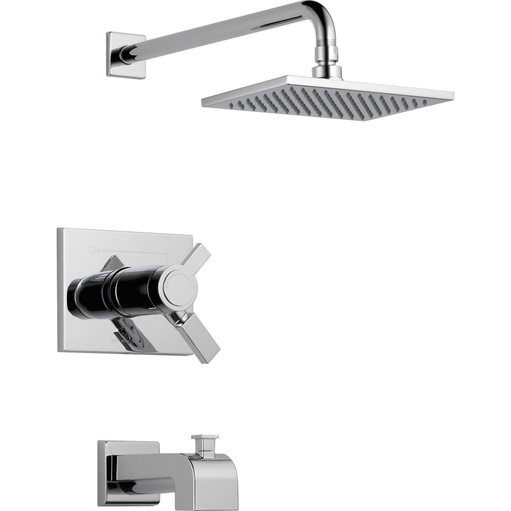 Delta Faucet T17T453 15.3 x 7.1 x 15.3インチ クローム