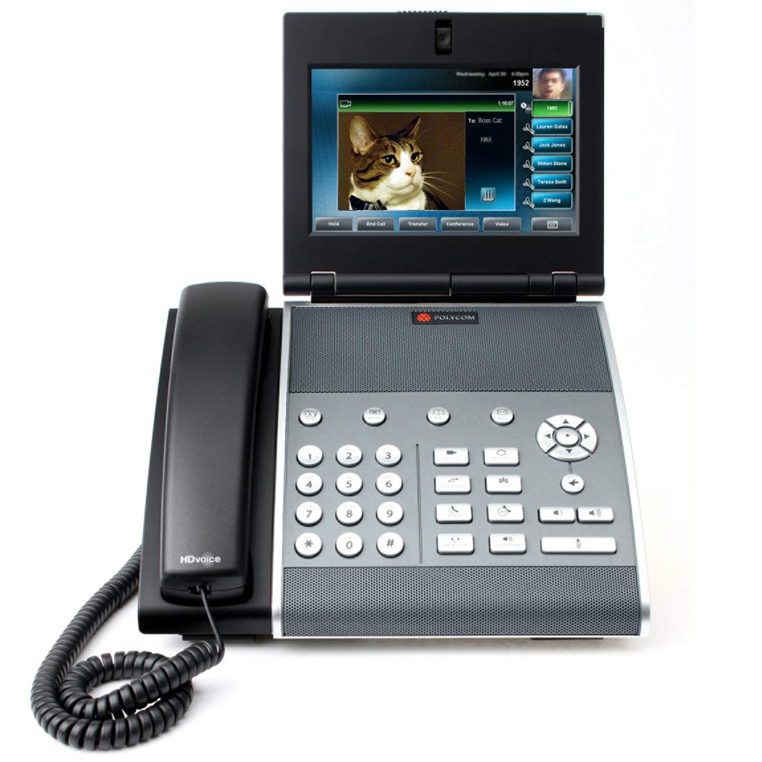 Polycom VVX 1500 ビデオフォン 電源付き