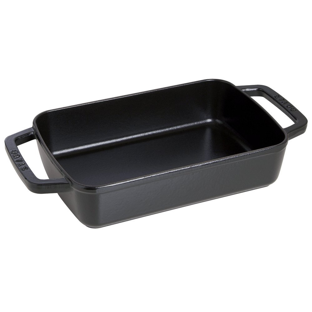 Staub 鋳鉄 15インチ x 10インチ ローストパン - マットブラック フランス製