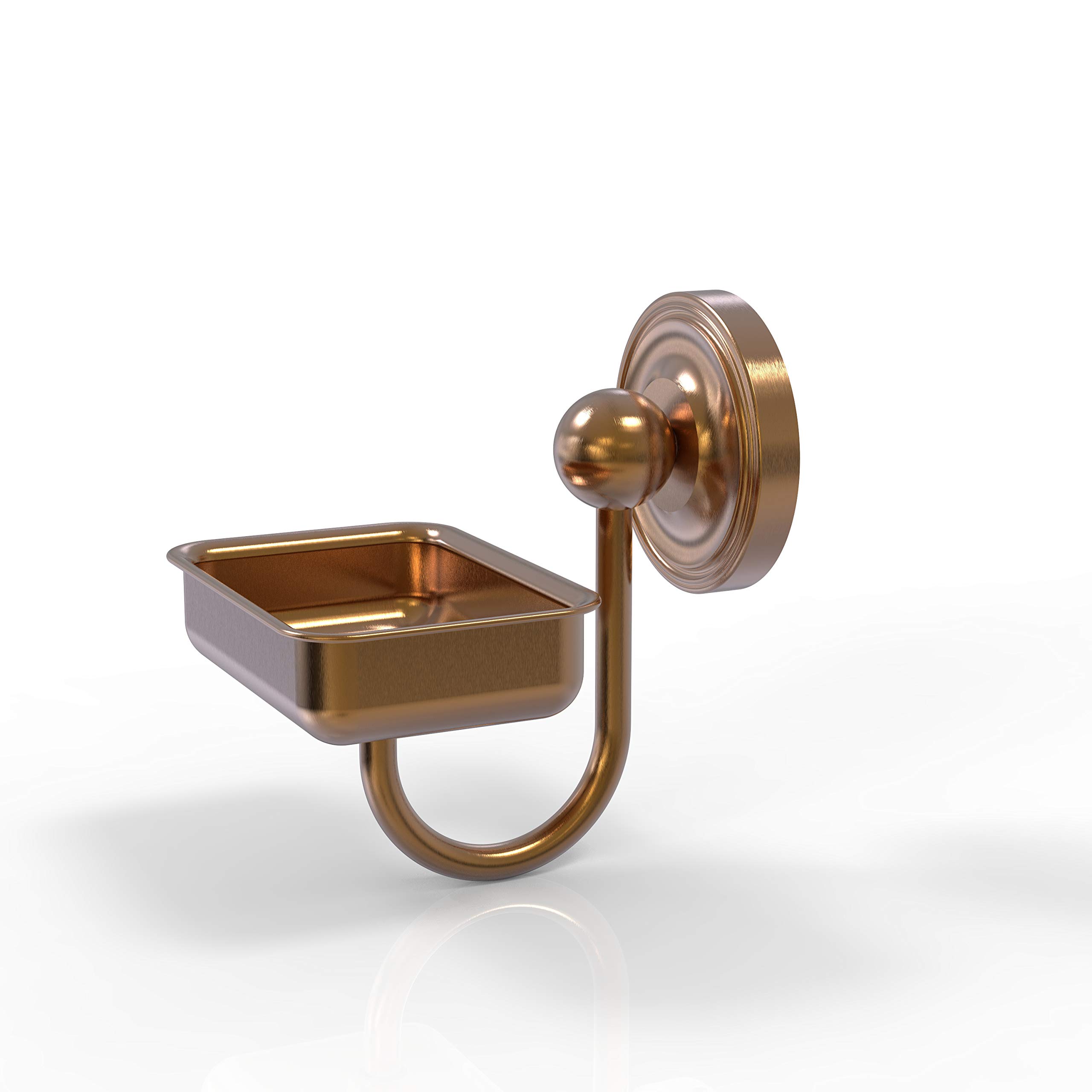 (Brushed Bronze) - Allied Brass PR-WG2-BBR Soap Dish with Glass Liner Brushed Bronze|global研究所