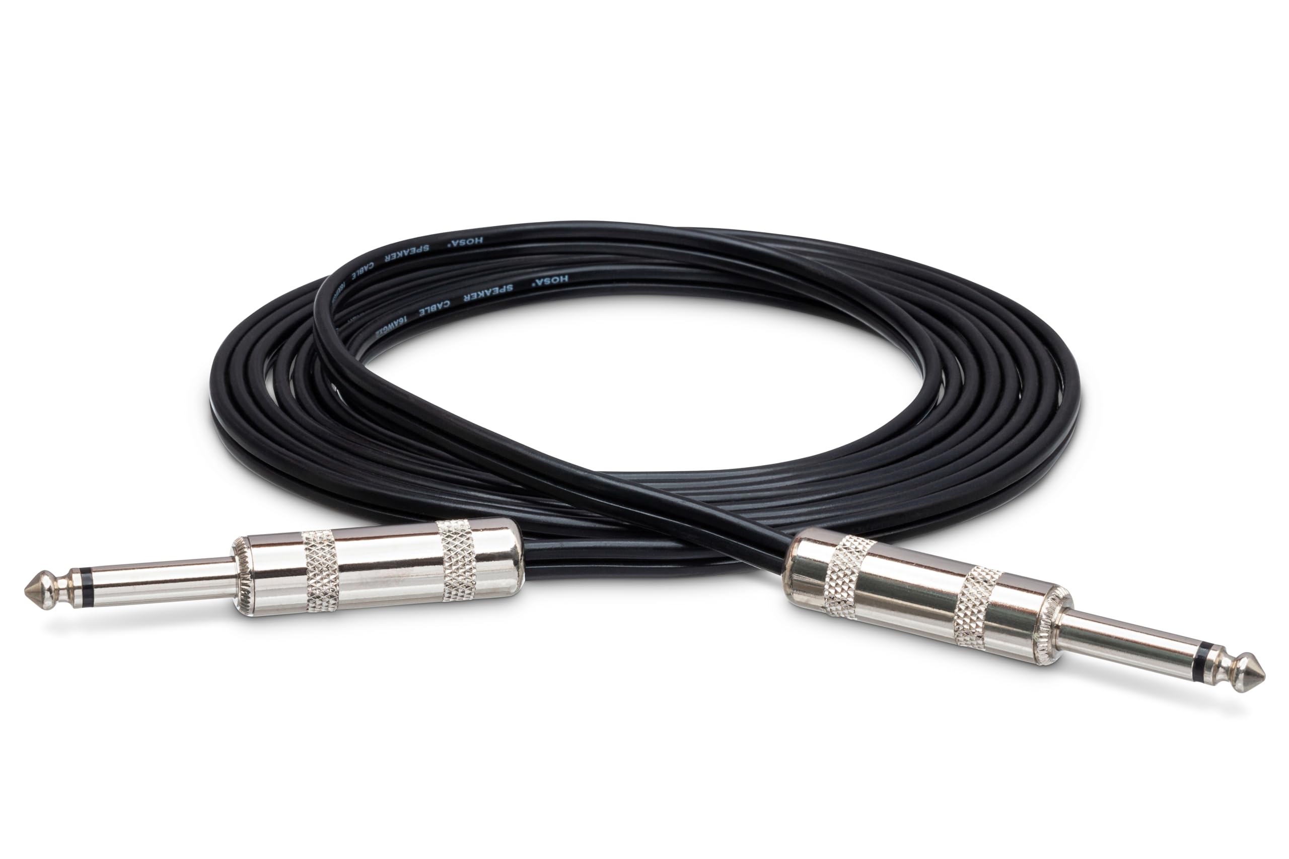 Hosa SKZ-675 スピーカーケーブル Hosa 1/4インチ TSから同じ ブラックジップ 75フィート