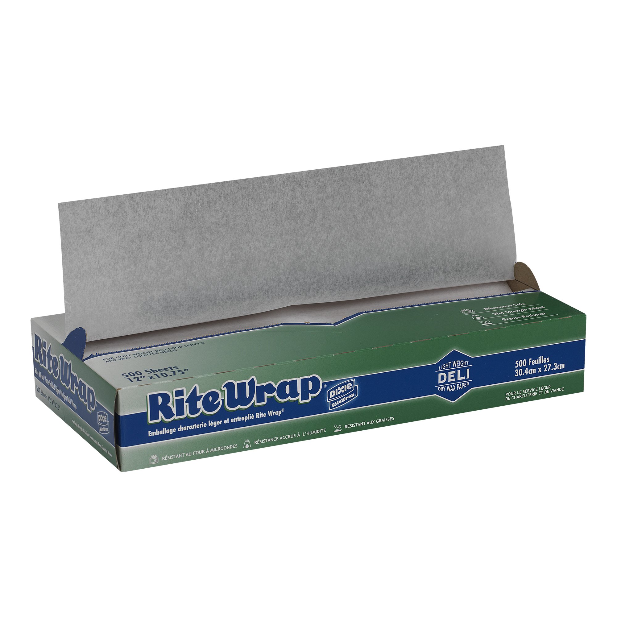 RiteラップInterfolded Light Weight Dry Wax Deli用紙 12 x 10 3/4 inch RW-126 6000｜global研究所