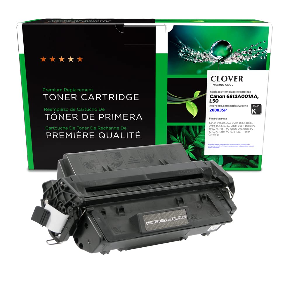 Clover 生まれ変わりトナーカートリッジ Canon L50 6812A001AA用 黒いこと