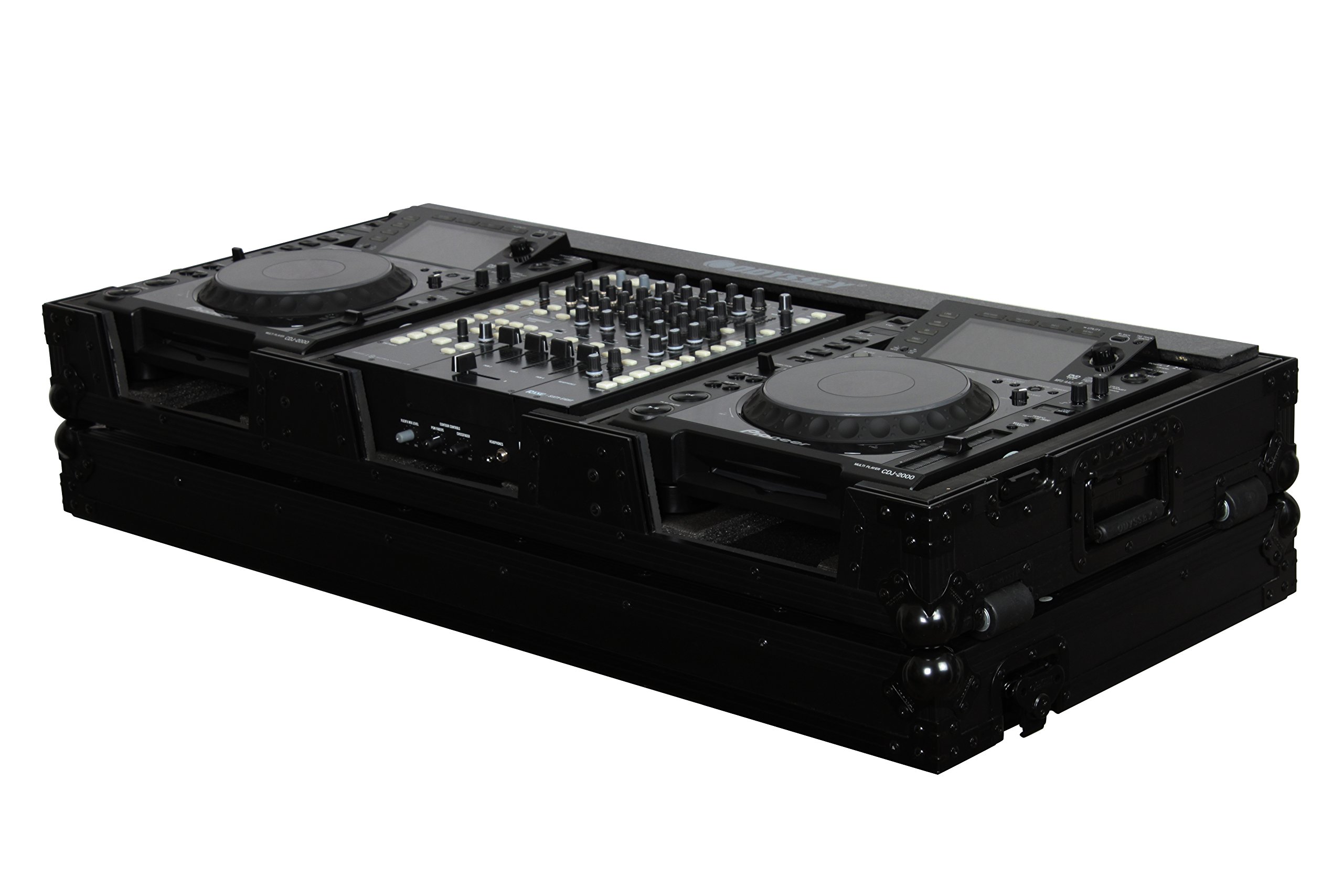 Odyssey FZ12CDJW-BL 12In Mixer/Cd Player Case 12 Inch DJ Mixer Coffin by Odyssey
