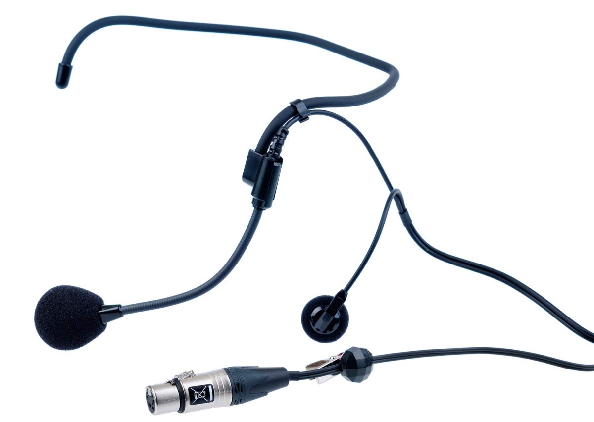 Clear-Com CC-27 Single Ear Wraparound Headset 4pin XLR-by ClearCom by Clear Products