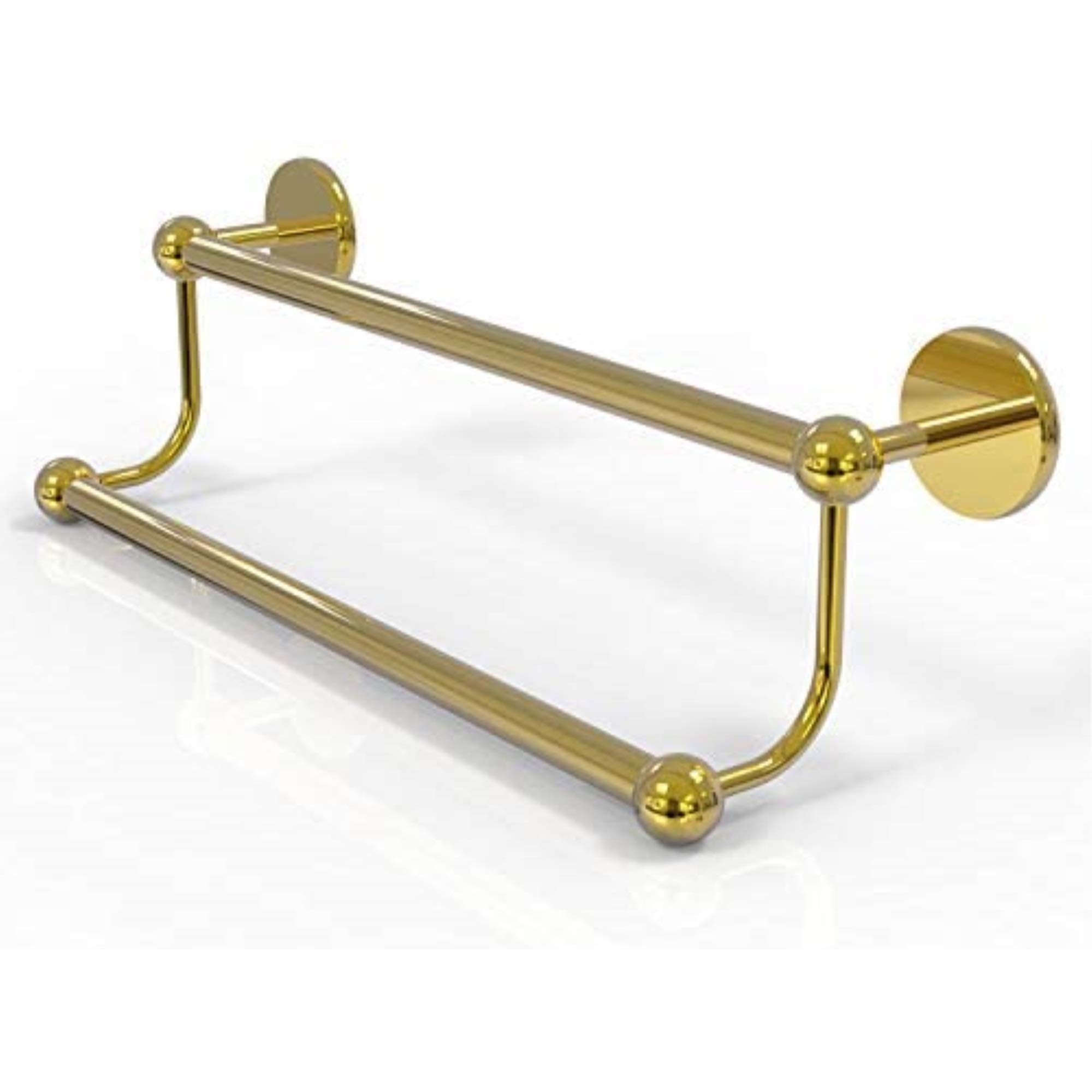 (Polished Brass) - Allied Brass P1072/18-PB Prestige Skyline 45.7cm Double Towel Bar