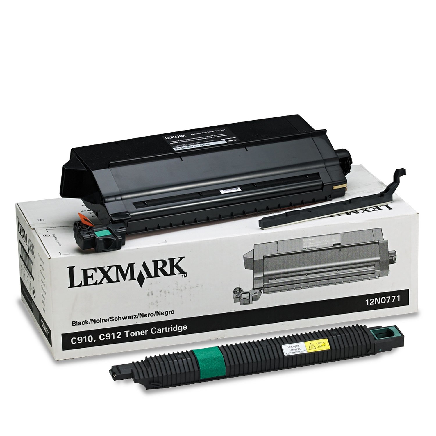Lexmark Toner Black + Oil/Coating Roll