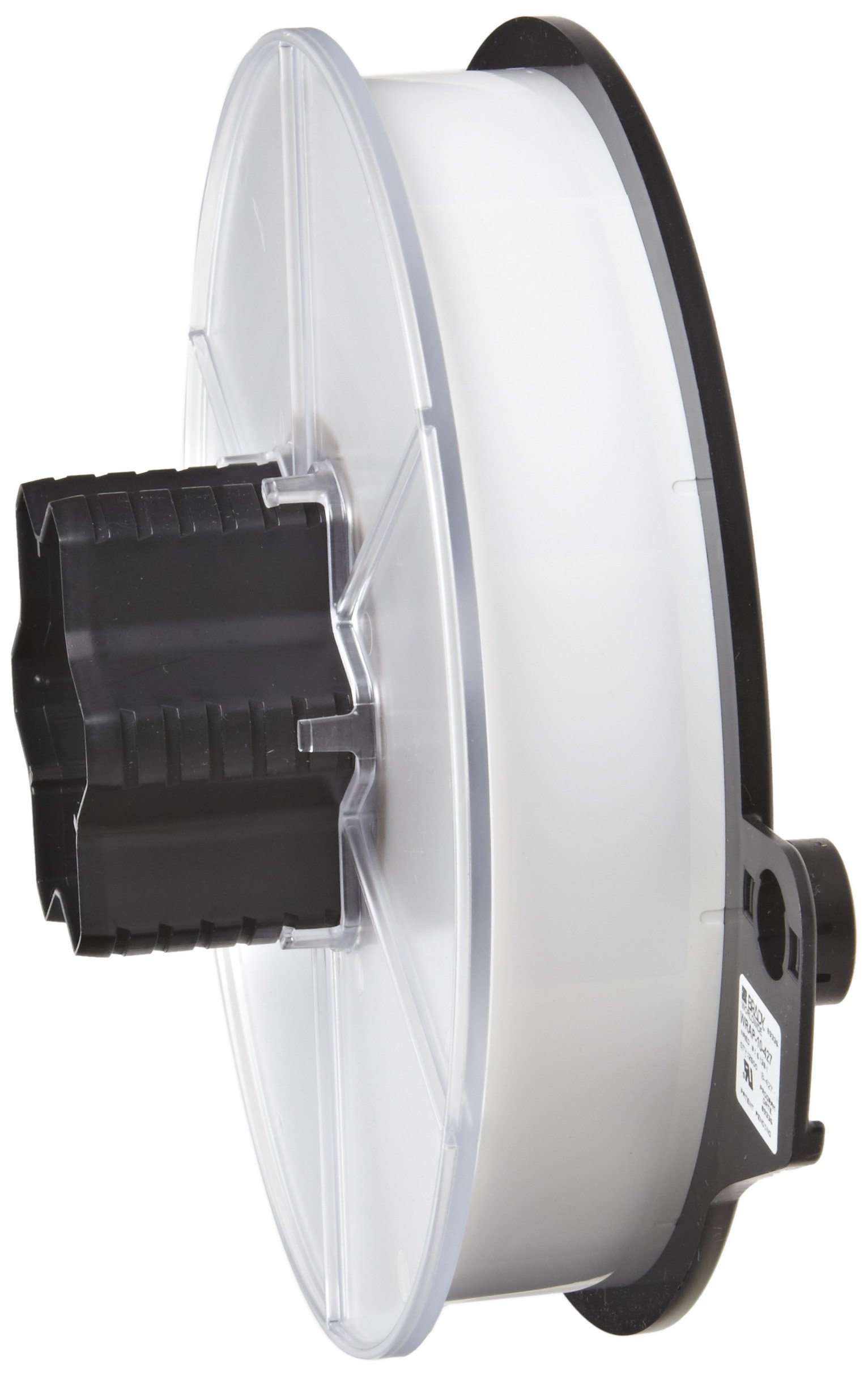 Brady WRAP-10-427 1 Width x 2.25 Height  B-427 Vinyl  Matte Finish White Wraptor Self-Laminating Label (2500 per Roll) by Brady