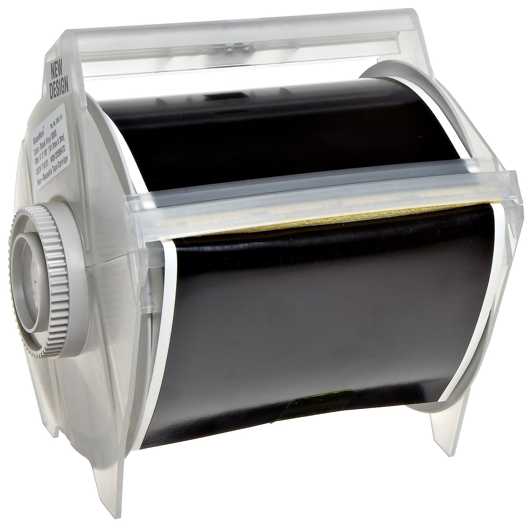 Brady 113131 GlobalMark 100\u0027 Length x 4 Width  B-595 Vinyl  Black Indoor/Outdoor Tape by Brady