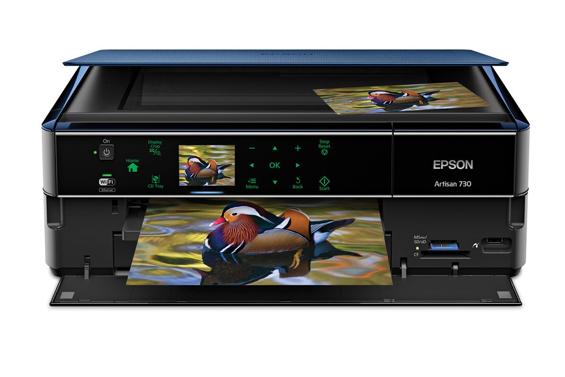 Epson エプソン Artisan 730 ワイヤレス All-in-One カラー インジェット プリンター Copier スキャナー (iOS/Tablet/Smartphone/AirPrint Compatible) (C11CB18201) [並行輸入]｜global研究所