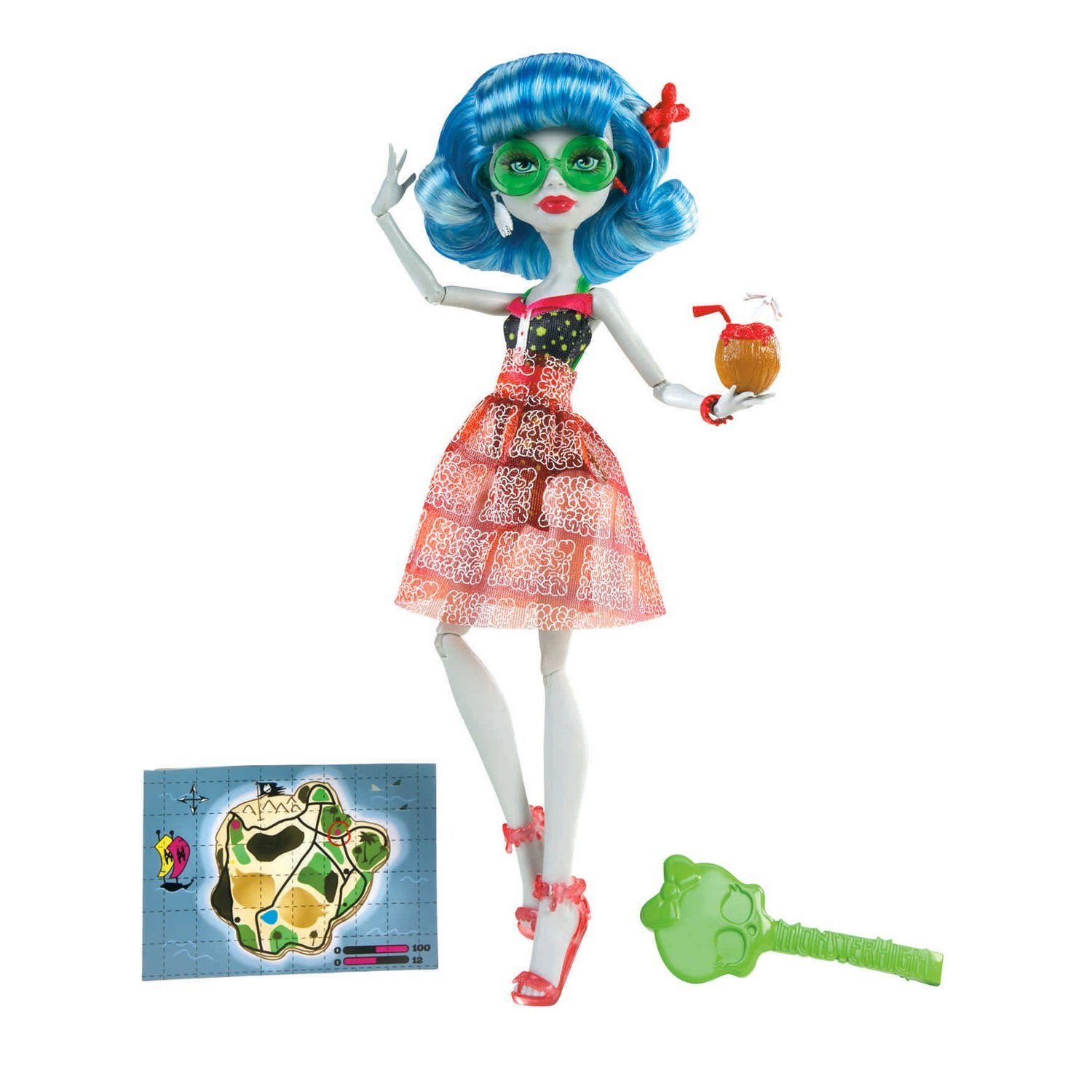 モンスターハイ スカルショア グーリア・イェルプス ドール (Monster high Skull shores - Ghoulia Yelps)