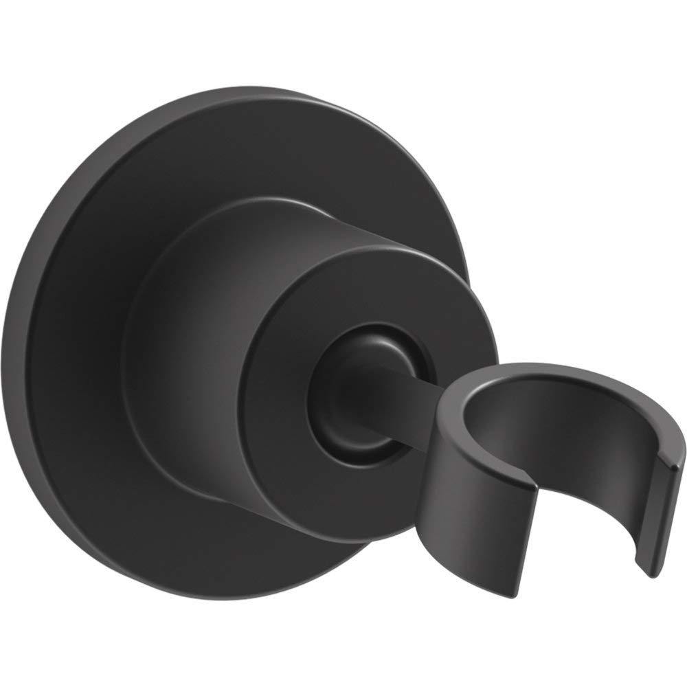KOHLER 975-BL 自然調整能力のある 壁据え置き保持者 つや消し黒いこと