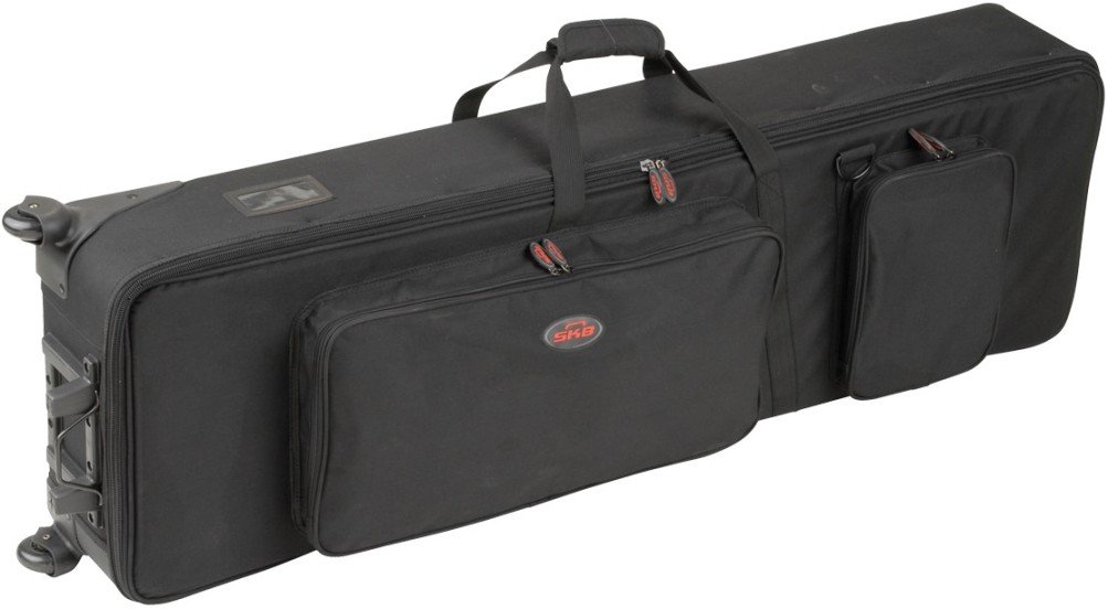 SKB 76鍵用 キーボードケース セミハードタイプ キャスター付 1SKB-SC76KW