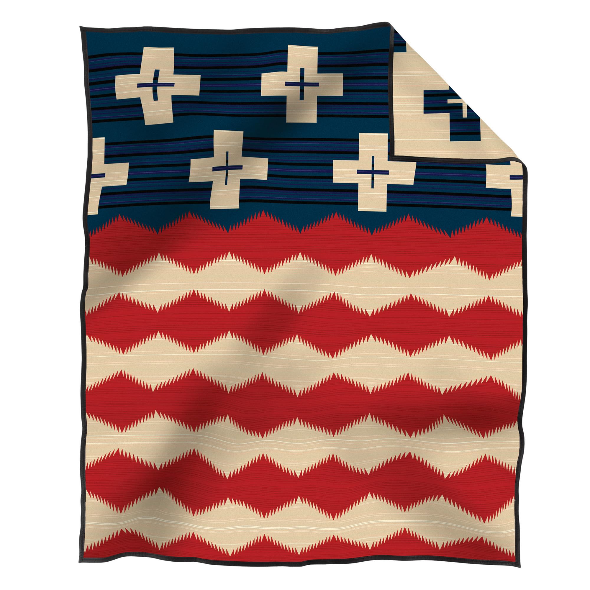 PENDLETON ブレイブスターブランケット 赤いこと/白いこと/青色、一大いさ パソコン・周辺機器-インクカートリッジ
