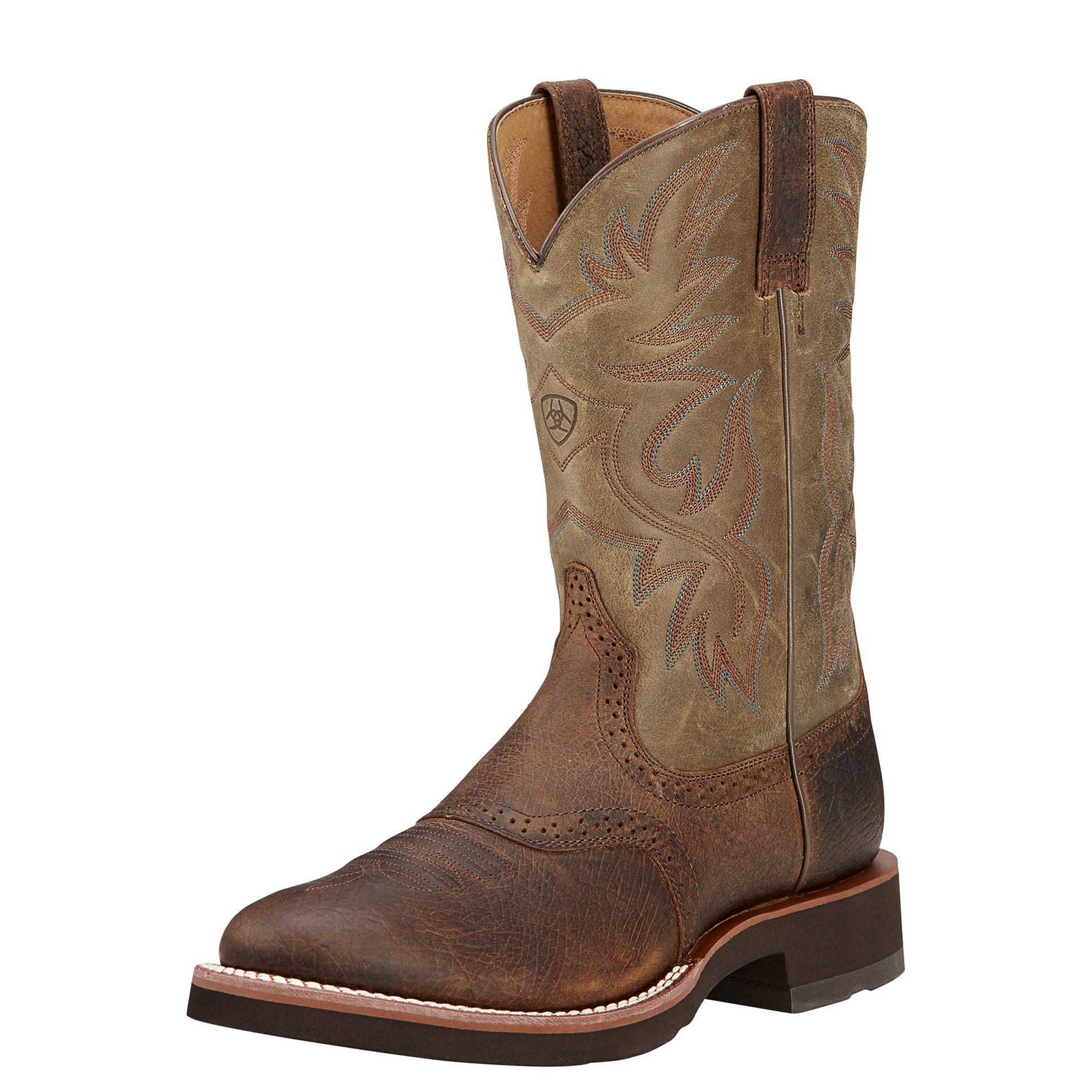 ARIAT メンズ ヘリテージクレープウェスタンブーツ US サイズ: 14 Wide カラー: ブラウン
