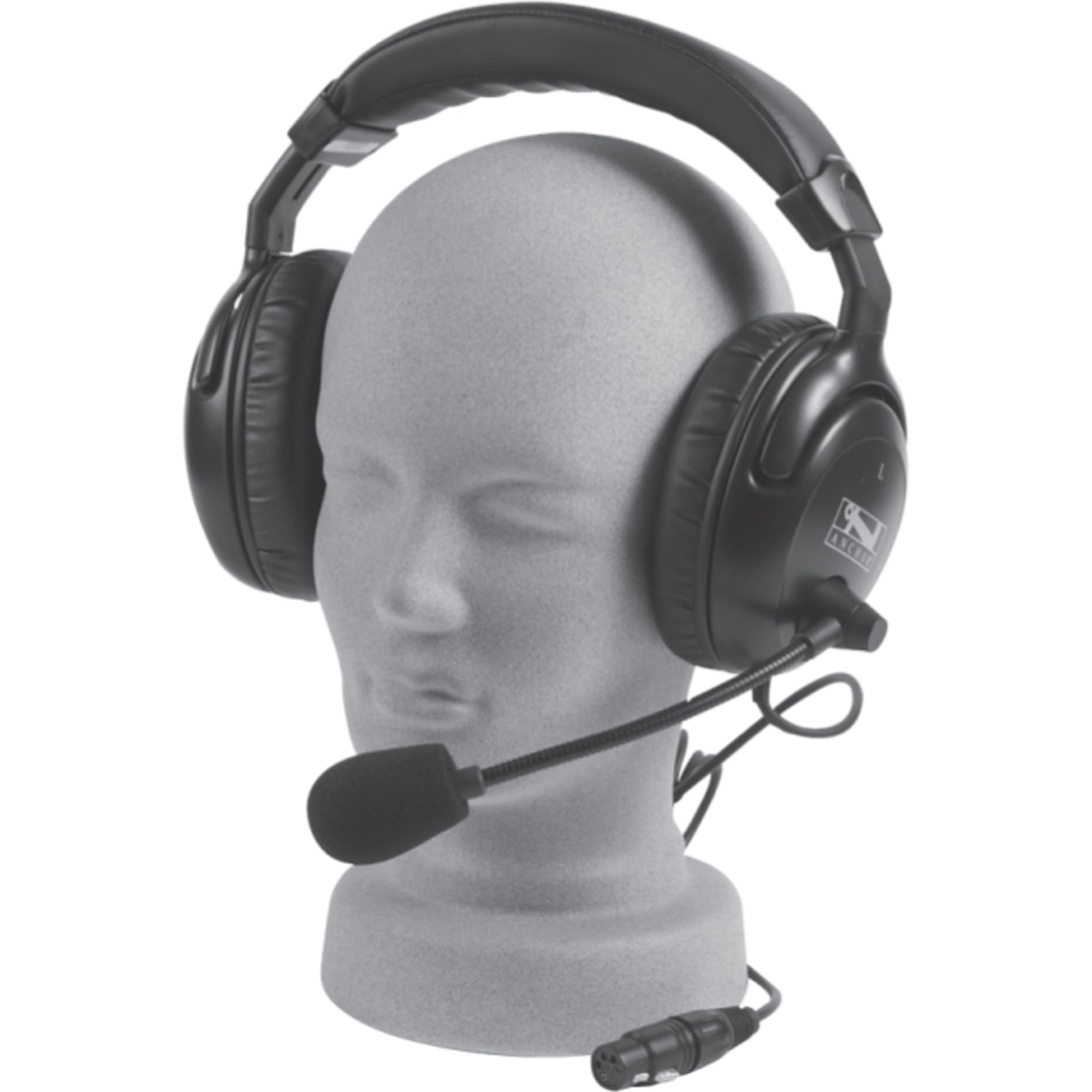 Anchor Audio  Dual Muff Headset with Mic for PortaCom/ProLink  H-2000 by Anchor Audio