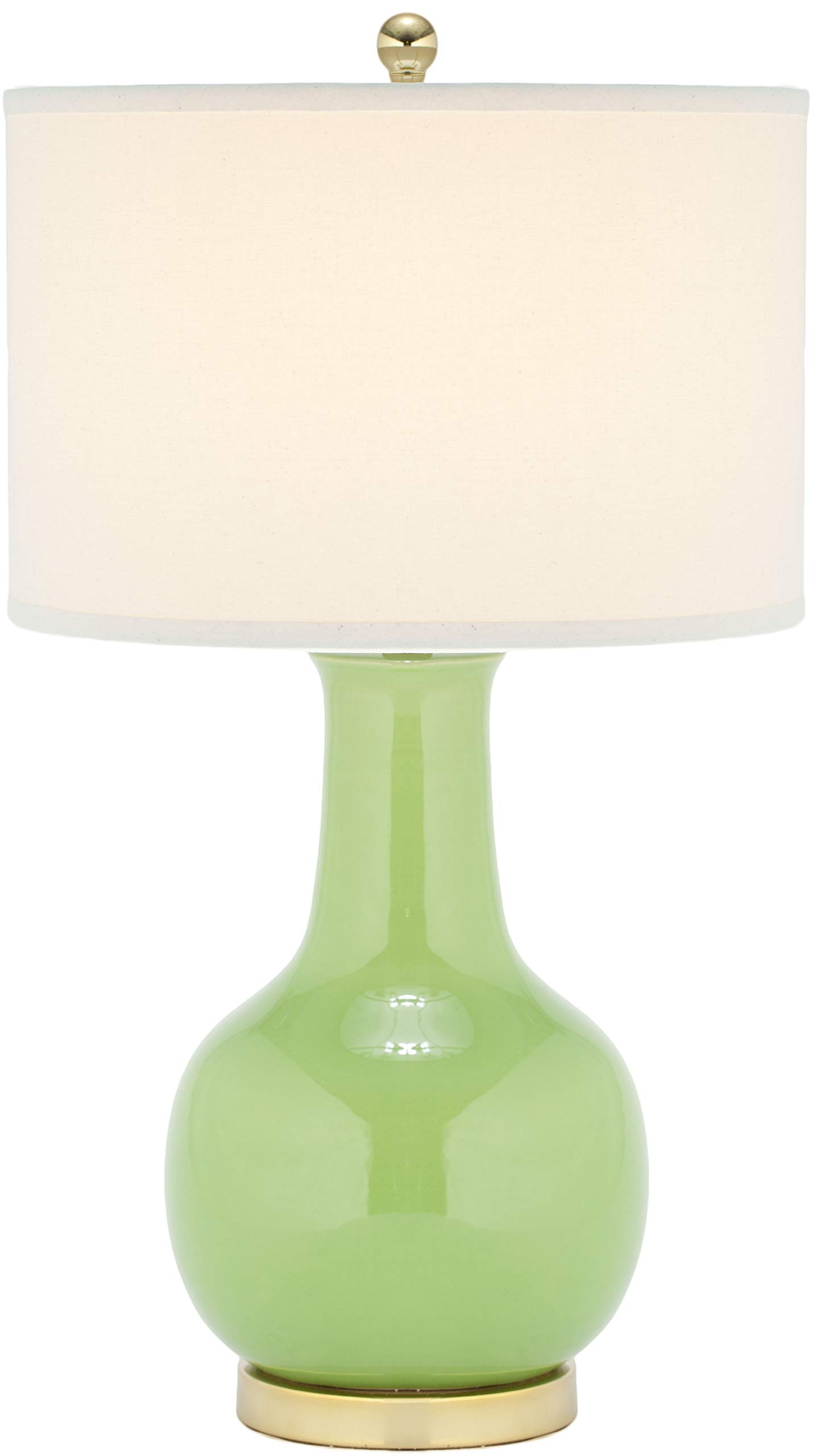 Safavieh Lighting Collection Paris Green Ceramic 27.5-inch Table Lamp by Safavieh