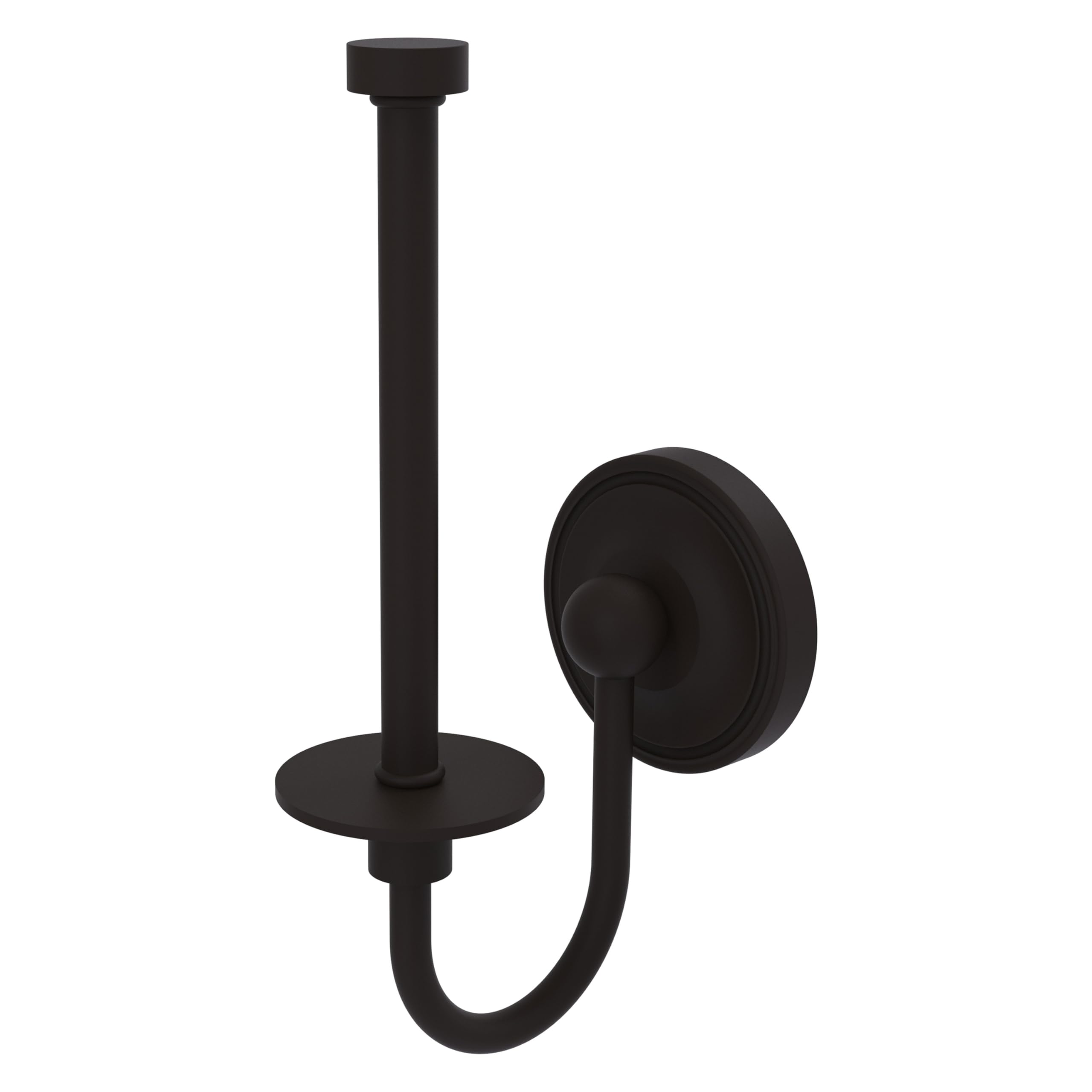 (Oil Rubbed Bronze) - Allied Brass R-24U-ORB Oil Rubbed Bronze Regal Upright Toilet Toilet Paper Holder from the Regal Collection