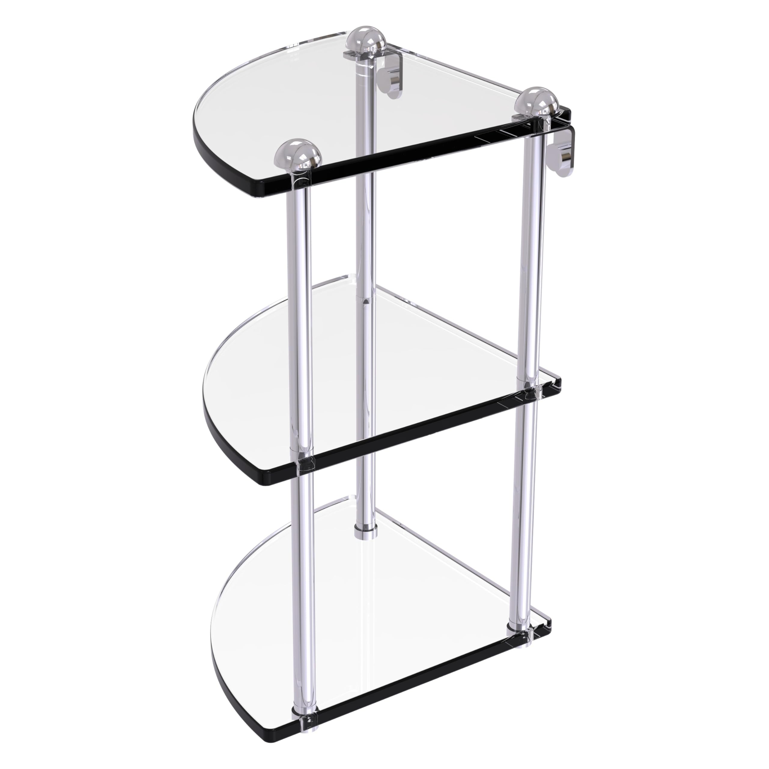 Three Tier Corner Glass Shelf - RC-6-マイコン