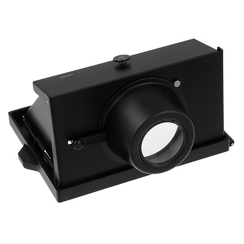 Fotodiox Pro L字型ビューファインダーフード 4x5フィールドカメラ用 Linhof 4x5ビューカメラ用 - L字型ミラービューファインダー 拡大鏡付き Linhof Master Technika
