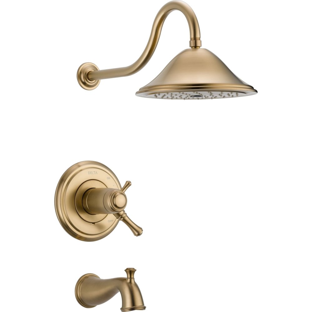 Delta Faucet T17T497-CZ 20.7 x 9.4 x 20.7インチ シャンパンブロンズ｜global研究所