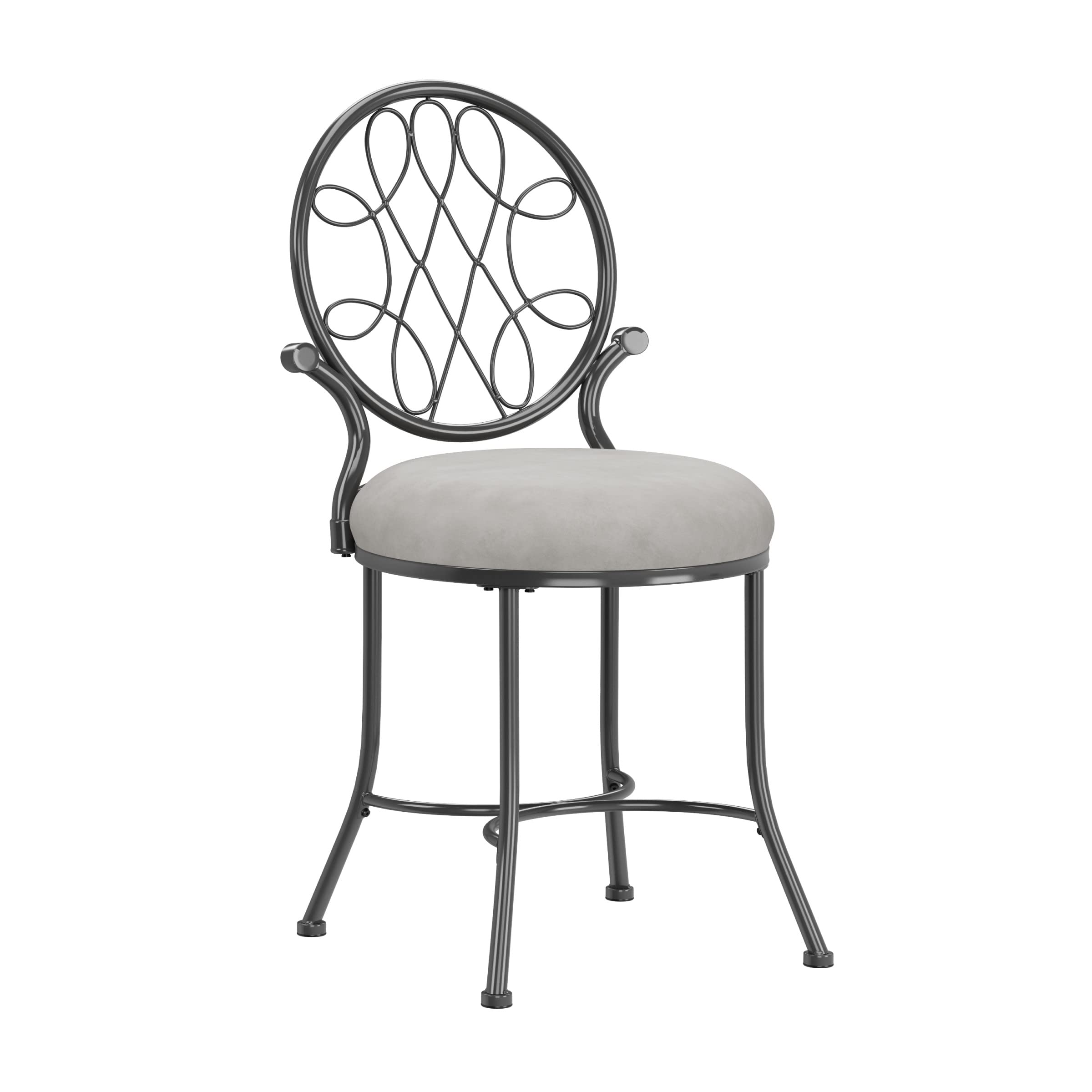 Hillsdale O'Malley Vanity Stool Gray 23,752円