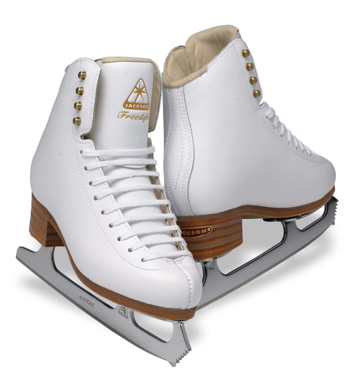 (Width: B Size: Junior 2 White) - Jackson Ultima DJ2190 DJ2191 DJ2192 DJ2193 Freestyle Series / Aspire Blade / Figure Ice Skates for Women Girls Men Boys｜global研究所